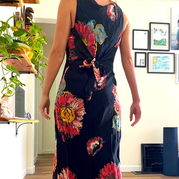 90’s Vintage Bias Summer Dress - Picture 3 of 5